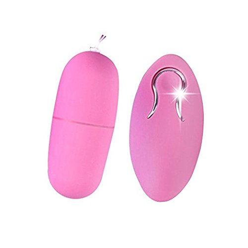 JIUAI-VBVB02 Sex Toy Jumping Eggs Wireless Egg Bullet Massager Rechargeable Waterproof Power 20 speeds Vaginal Tightening Exercise and G-spot for Women (Pink)
