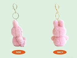 MSGlobal Cute Plush Keychain for