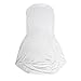 EMART White Chair Covers 100 Pcs Spandex Stretch Universal Standard Seat Slipcovers Fitted for Wedding Bulk, Party, Banquet and Holidays Celebration