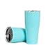 Seriously Ice Cold SIC 30oz Insulated Travel Tumbler Mug, Premium Double Wall Stainless Steel, Leak Proof BPA Free Lid (Seafoam Blue)