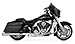 Vance & Hines Eliminator 400 Slip Ons Chrome with Black End Cap 16706