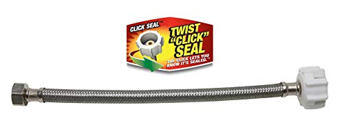 4 Fluidmaster+B1T12CS+Connector+Braided+Stainless