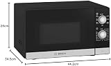 Bosch Serie 2 Freestanding Microwave Grill, 20L, Stainless Steel view 6