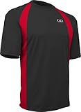 PT812S Men's Pro Short Sleeve Athletic Workout Shirt with Full Side Panels