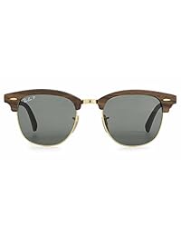 Ray-Ban rb3016 m Clubmaster anteojos De Sol Unisex de madera