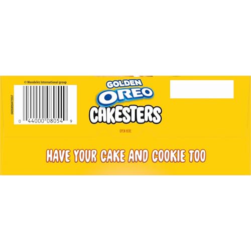 OREO GOLDEN CAKESTERS SOFT SNACK CAKES, 5-2.02 OZ SNACK PACKS
