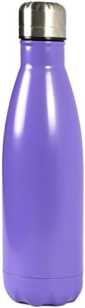 travel-mugs Stainless Steel Water Bottles BPA Free Leak Proof Insulated Design for Hot &amp; Cold Drinks Perfect for Camping, Picnics, Gym Outdoor sports Boarded(Purple)