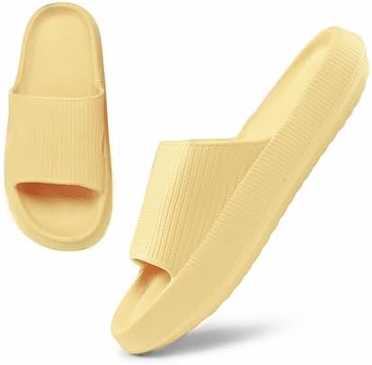 MOLATIN Cloud Slide Slippers for Women Men, Thick Sole Home Pillow