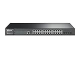TP-Link Jetstream 24-Port Gigabit Ethernet L2 Managed Switch with 4-SFP Slots (T2600G-28TS/TL-SG3424)