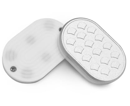 OBEST Metal Slider Toy, OBEST Metal Fidget Slider, Glow-in-The-Dark Fidget Toys, 3-Layer Push Card Sensory For Autism And Hyperactivity Disorder, Adult Office Desk Toy (80803)