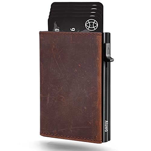 Aiuwo Mens Slim Wallet with Money Clip RFID