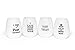 Silicone Wine Glasses (Set of 4) with Bag by Vinovita Unbreakable Rubber Drinking Cups Elegant with Cool Written Messages Durable and BPA Free Great for Outdoor Parties, Beach, Camping (funny)