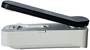 Modfamily Mini Plastic Bag Sealer, Reseals Mylar and Cereal Bags for Airtight Seal and Food Sealer (Black)