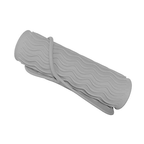 Sygile Silicone Heat Resistant Travel Mat, Anti-heat Pad for Hair Straighteners, Curling Irons, Flat Irons and Other Hot Styling Tools - Gray - Thumbnail 2
