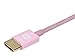 Monoprice 10ft 18Gbps Ultra Slim Series High Performance HDMI Cable with RedMere, Pink