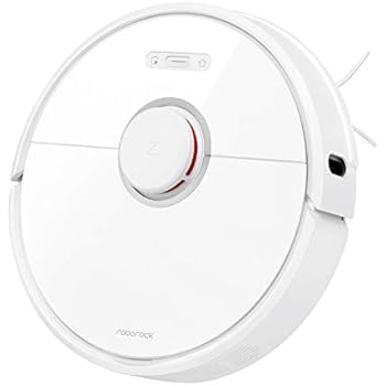 Roborock S6 Robot Vacuum, Robotic Vacuum Cleaner and Mop with Adaptive Routing, Selective Room Cleaning, Super Strong Suction, and Extra Long Battery ...