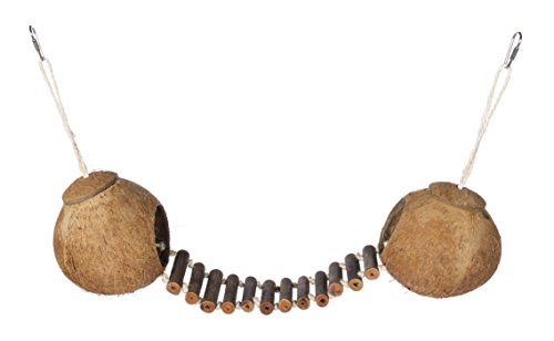 Prevue Pet Products Naturals Double Coconut Walk for Small Animals & Birds 62818