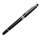 Montblαnc 163-Meisterstuck Classique Platinum Rollerball Black Ballpoint Pen(2865)