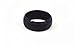 LiveLife Silicone Wedding Ring for Men & Women, 4 Packs & Singles Silicone Rubber Wedding Bands (Men: Black Groove, 11)