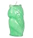 Owl Candle – Unscented – Skeleton Candles – Green