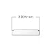 10 Count 304 Stainless Steel Rectangle Bar Metal Stamping Blank Tag with Two Holes 39mm x 8mm