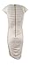 Jax Women's Extended Sleeve Lace and Shutter Pleat Sheath