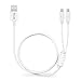 iFlash Dual Micro USB / Mini USB Splitter Cable - Charge up two Devices (One Micro and One Mini USB) - Ideal for MicroUSB or MiniUSB Smartphones Such As Android, BlackBerry, HTC, Samsung... Mobile Phones, mp3 players, Digital Cameras, GPS, and Many More primary