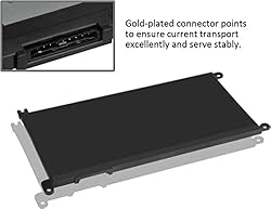 CCXLEVEL DELL WDX0R Laptop Battery 11.4V 42Wh for