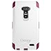 OtterBox Commuter Series Carrying Case for LG G Flex - Retail Packaging - Papaya (White/Peony Pink)