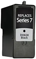 Inksters Remanufactured Ink Cartridge Replacement for Dell Series 7 Black CH883 / DH828