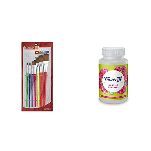 Buy Pidilite Fevicryl Acrylic Colour, White Acrylic Paint, 500 ml