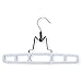 Honey-Can-Do Plastic Pant Hanger with Clamp White/12 Pack