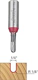 Freud 1/8 Radius Round Nose Bit with 1/2 Shank (18-114)