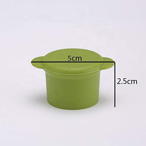 5 Silicone+Wine+Bottle+Caps+Unbreakable