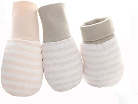 JINTN Newborn Cashmere Knit Warm Gloves Baby Full Finger Winter Thermal Gloves Anti-Scratch Fleece lined Infant Toddler Thicken Cotton Boys Girls Mittens Xmas Gifts - Image 5