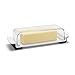 OXO 11122500 Good Grips Butter Dish, White/Clear primary