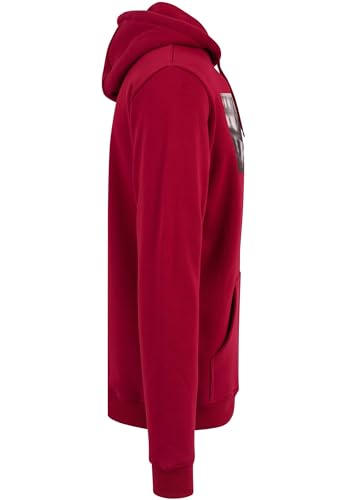 Herren Kapuzenpullover Pray Hoody, Ruby, M, MT275-00207-0046
