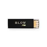 Gold Foil Blow Me Matches