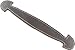 Springfield Leather Company's Brown Leather Trunk Handle 9-1/2"x1-1/8" (Tabbed)