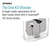 FLUSHMATE AP300503 Universal Handle Replacement Kit for 503, 503H & 503UH Series - LH or RH Chrome Handle Included, ADA Compliant, Quiet Operation, Ideal for Residential & Commercial Use