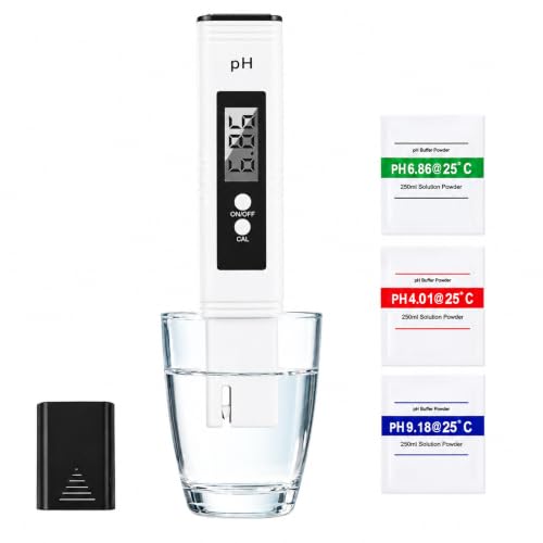 Portable Ph Pen-Type pH Meter – 0-14 pH Range, High Accuracy & Pocket Size at Amazon