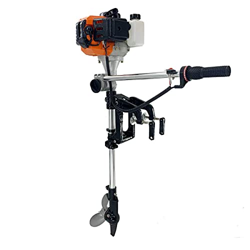 CDZHLTG 2 Stroke Outboard Motors 3HP Boat Engine 52cc Outboard Boat