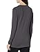 Cherokee Women's Long Sleeve Knit Shirt, Pewter, XX-Large
