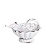 NIKKY HOME Shabby Chic Decorative Jewelry Bowl with Birds, White