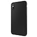 LUVVITT Svelte Case with Slim Fit Hard Shell and Soft Feel Non Slip Coating Compatible Designed for Apple iPhone Xs/X (2017-2018) - Matte Black