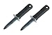 SET OF 2-7 1/4 Inch Commercial Grade Oyster Knife, Shucker Knives, Oyster Opener, Clam Knife, Shellfish Knife, Shellfish Opener, Seafood Tool, Stainless Steel, Ergonomic Non-Slip Soft Grip Handle w/