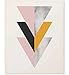 Midcentury Modern Minimalist Midcentury Print Midcentury Art Geometric Art Mid Century Modern Abstract Art Scandinavian Print Mid Century Art Triangles Art Print 8x10