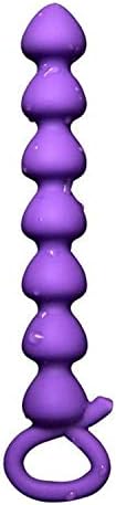 Funny Women Egg NewManual Beads Massage Stick Supplies Men Woman 1 Piece Plug Fetish,Purple