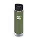 Klean Kanteen Vineyard Green Wide Insulated Water Bottle with Cafe Cap 2.0, 20-Ounce