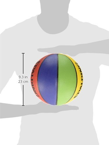 Spalding Rookie Gear Basketball - Multi-Color - Youth Size (27.5")